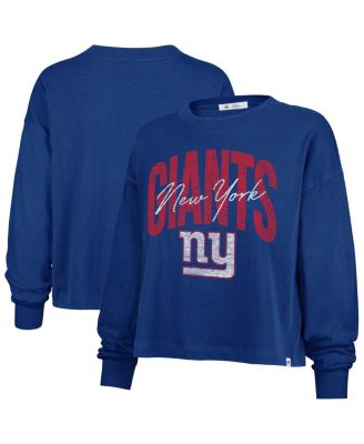 '47 Brand - Women's Royal New York Giants Muse Sydney Long Sleeve T-Shirt