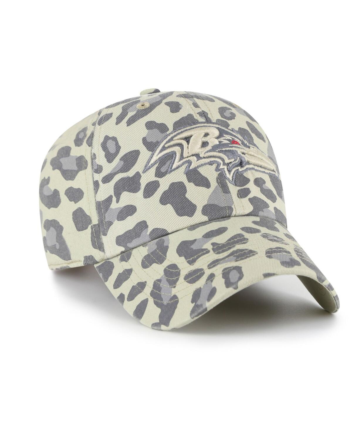 47 Brand Women's Gray Baltimore Ravens Bagheera Clean Up Adjustable Hat In Gray