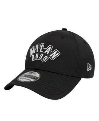 New Era - Men's Black AC Milan Recycled Rubber 39THIRTY Fitted Hat