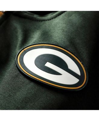 Women's Green Green Bay Packers Plus Size End Around Pass Full-Zip Hoodie