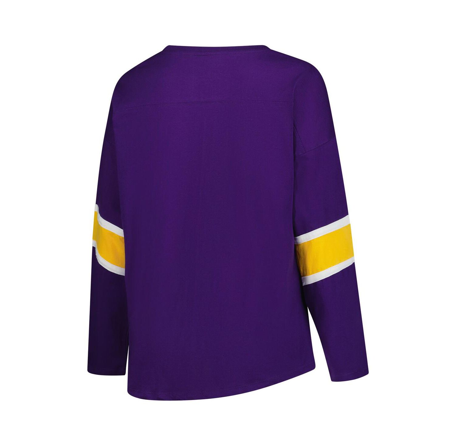 Women's Purple Minnesota Vikings Plus Size Redzone 3/4-Sleeve Scoop Neck T-Shirt