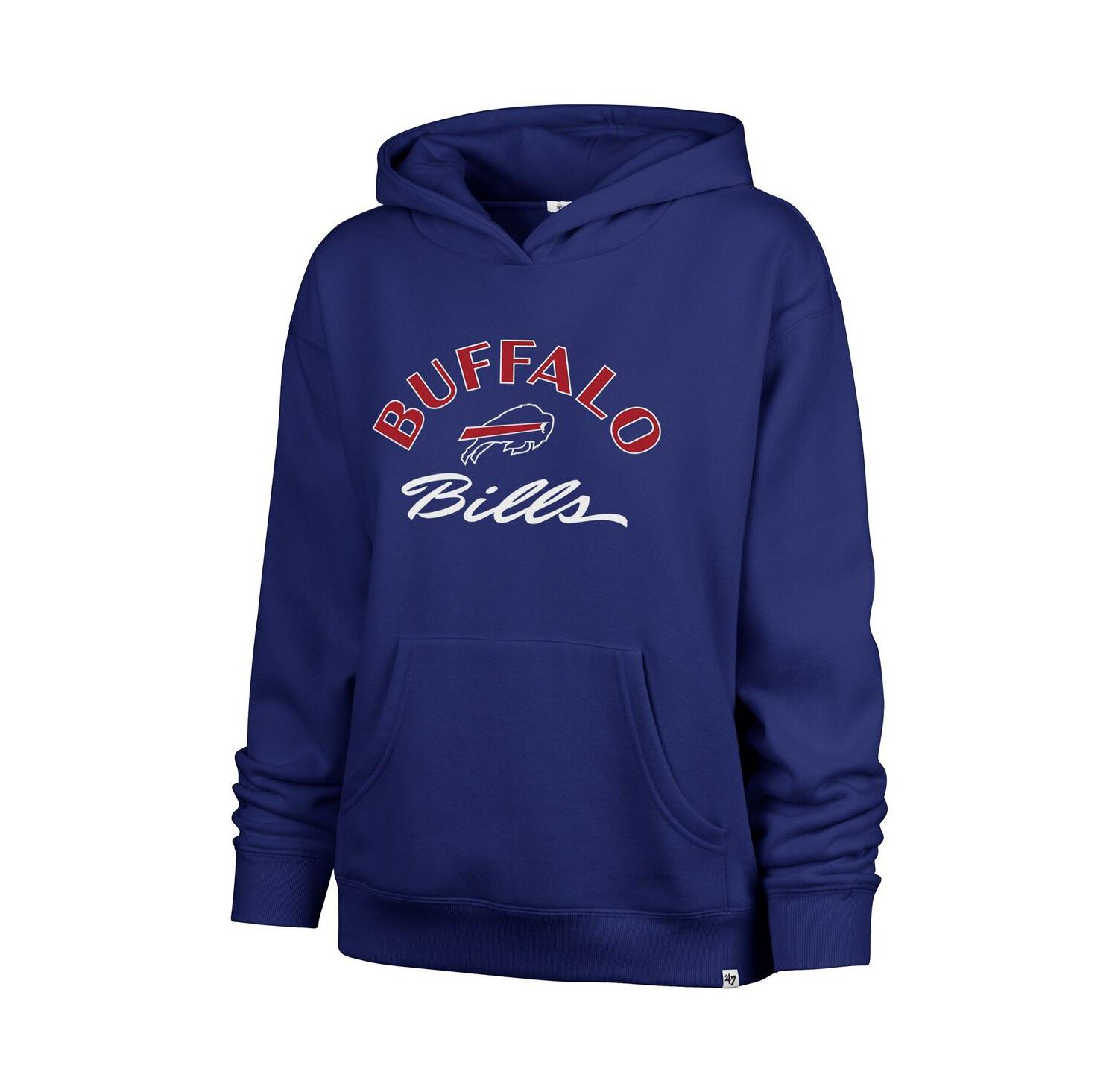 Women's Royal Buffalo Bills Plus Size Whirlwind Naomi Hoodie