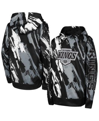 Outerstuff - Big Boys and Girls Black Los Angeles Kings Master Snipe Pullover Hoodie