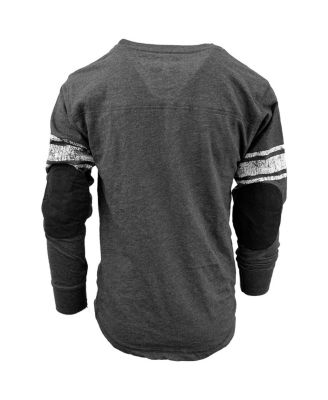 Wes Willy Big Boys and Girls Black New Orleans Saints Football Long Sleeve T-Shirt