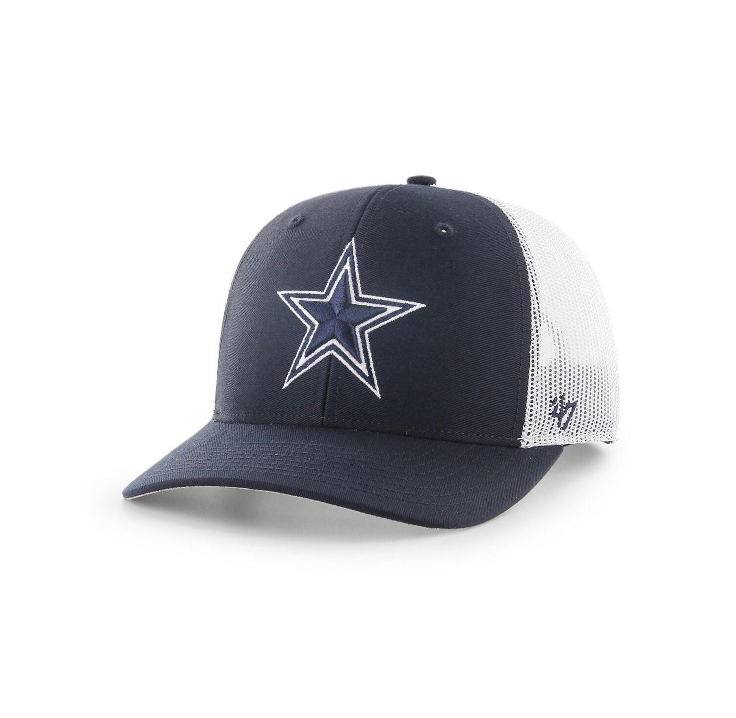 Men's Navy Dallas Cowboys Team Adjustable Trucker Hat