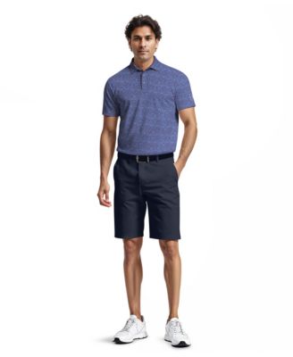 Men's Micro-Floral Polo Shirt