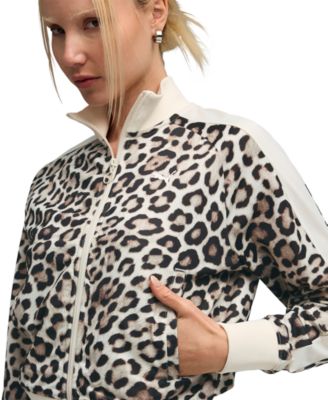 Women's T7 Leopard Luxe Short Track Jacket