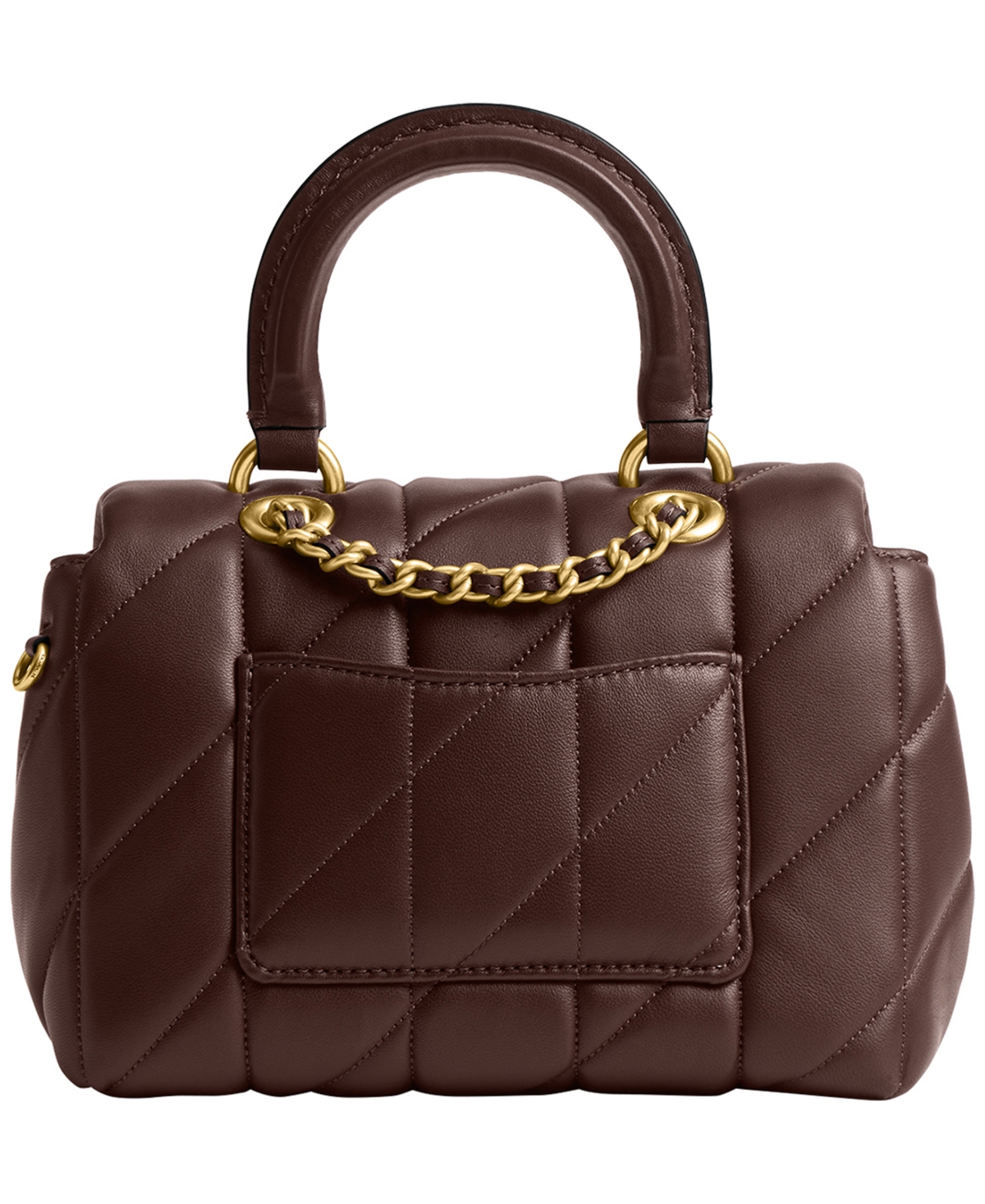 Coach Tabby Mini Quilted Top Handle Handbag