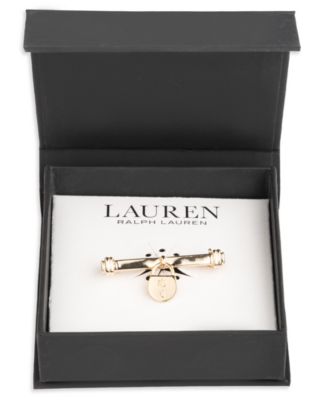 Gold-Tone Polished Padlock Pin