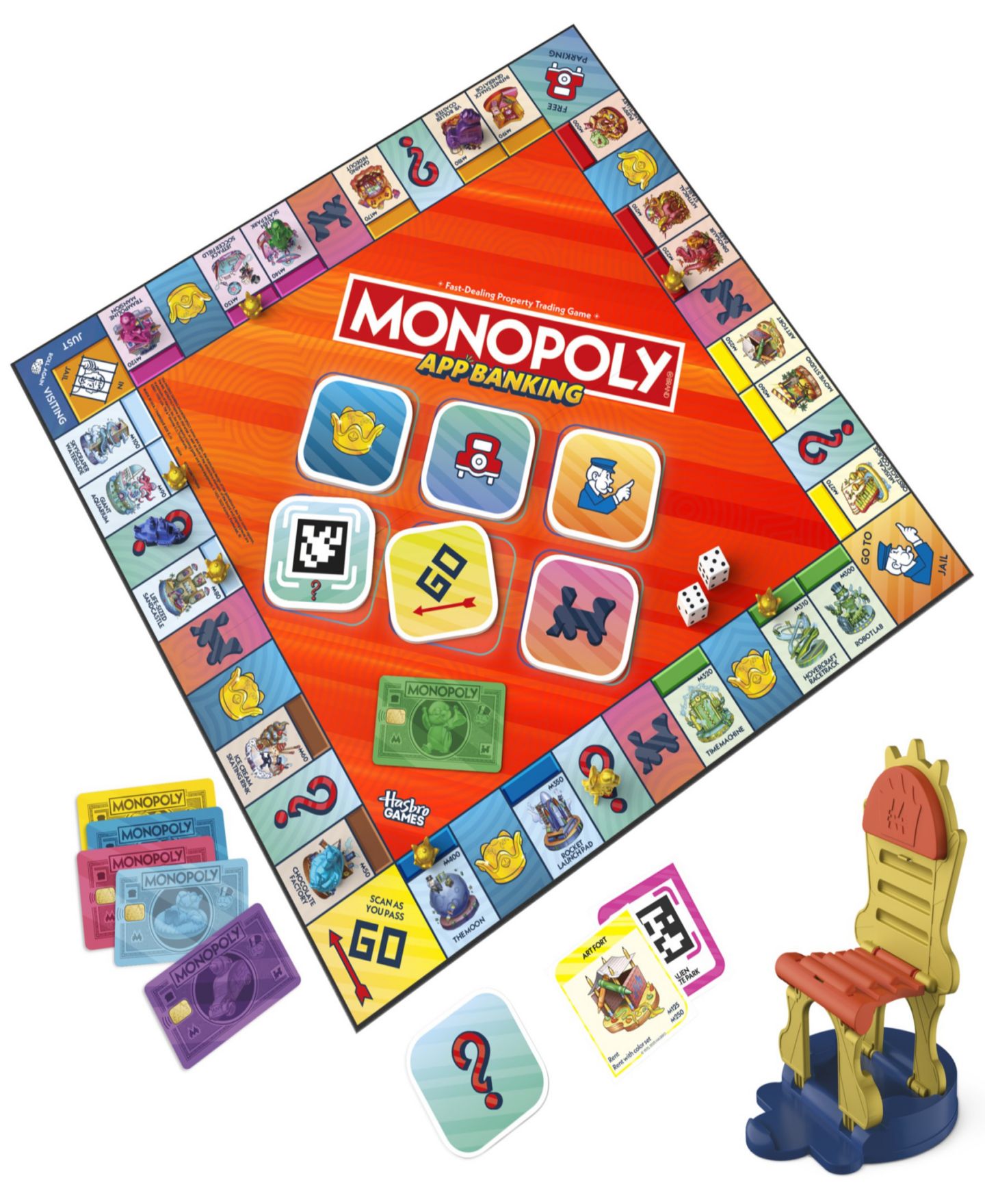 Детская настольная игра MONOPOLY App Banking Board Game, цвет: Разноцветный — фото 6