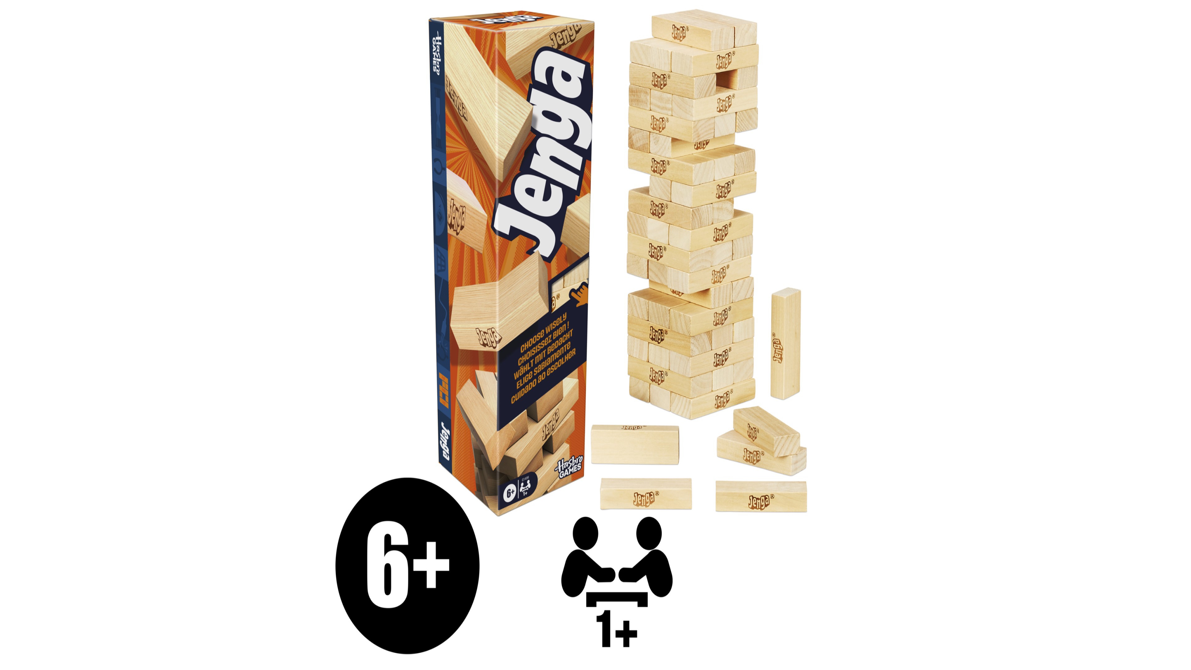 Hasbro Gaming Jenga Classic Puzzle Game
