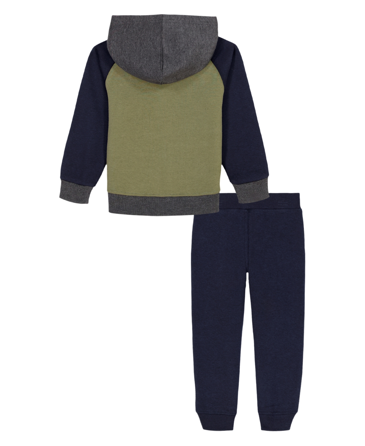 Nautica Boys 2t-7 2-piece Hoodie And Joggers Set In Green