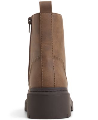 Women's Goer Combat Round Toe Boots