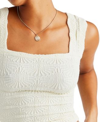 Women's Love Letter Jacquard Camisole Top