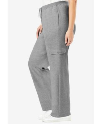 Women's Within Tall Better-Fleece Pull-On Cargo Sweatpants