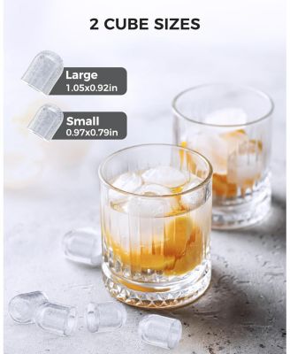 Countertop Ice Maker Machine, 8 Ice Cubes in 6 mins, 26lb/Day Ice with 2 Sizes- Portable Mini, Basket/Scoop for Home/Party/Bar