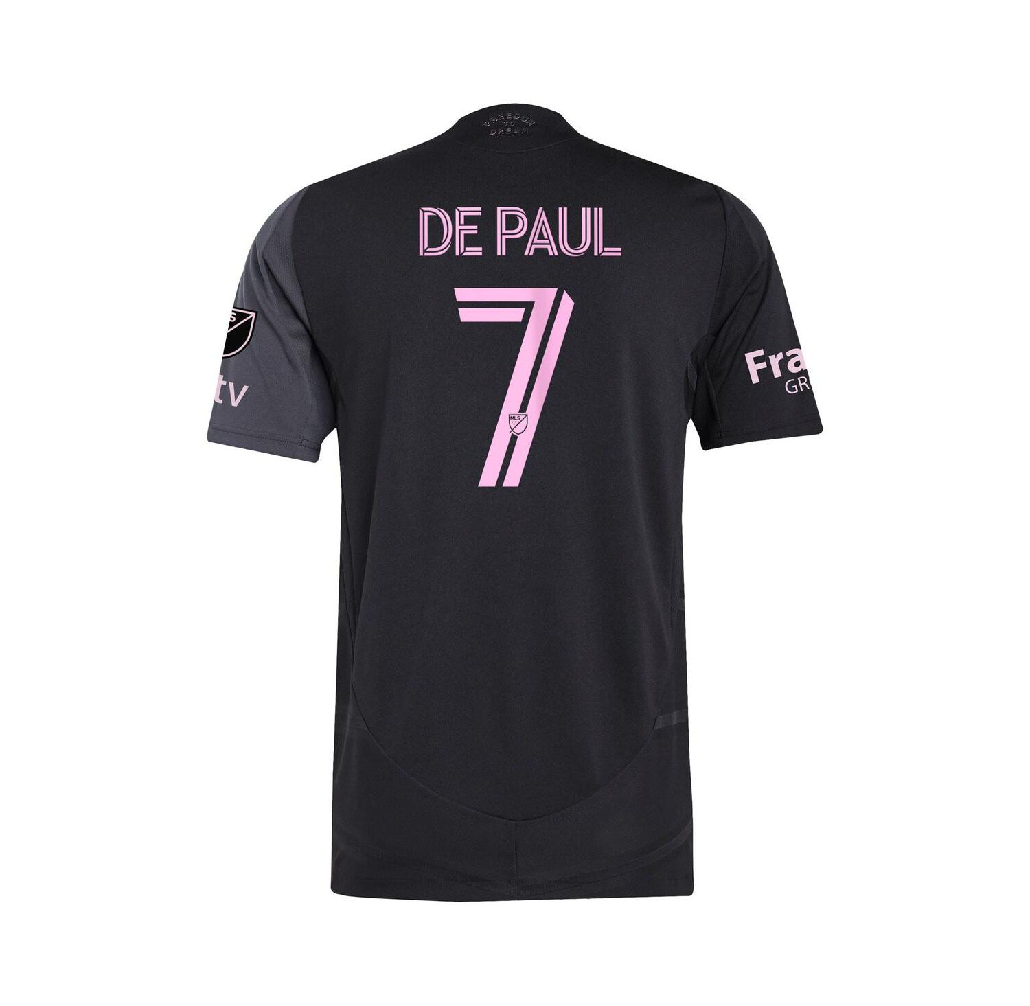 Men's Rodrigo De Paul Black Inter Miami CF 2025 The Fortitude Kit Authentic Player Jersey
