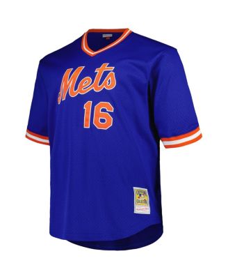 Men's Profile Dwight Gooden Royal New York Mets Big Tall Cooperstown Collection Mesh Batting Practice Jersey