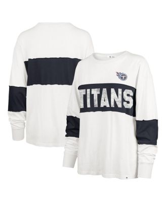 '47 Brand - Women's Cream Tennessee Titans Clubhouse Pride Taylor Long Sleeve T-Shirt