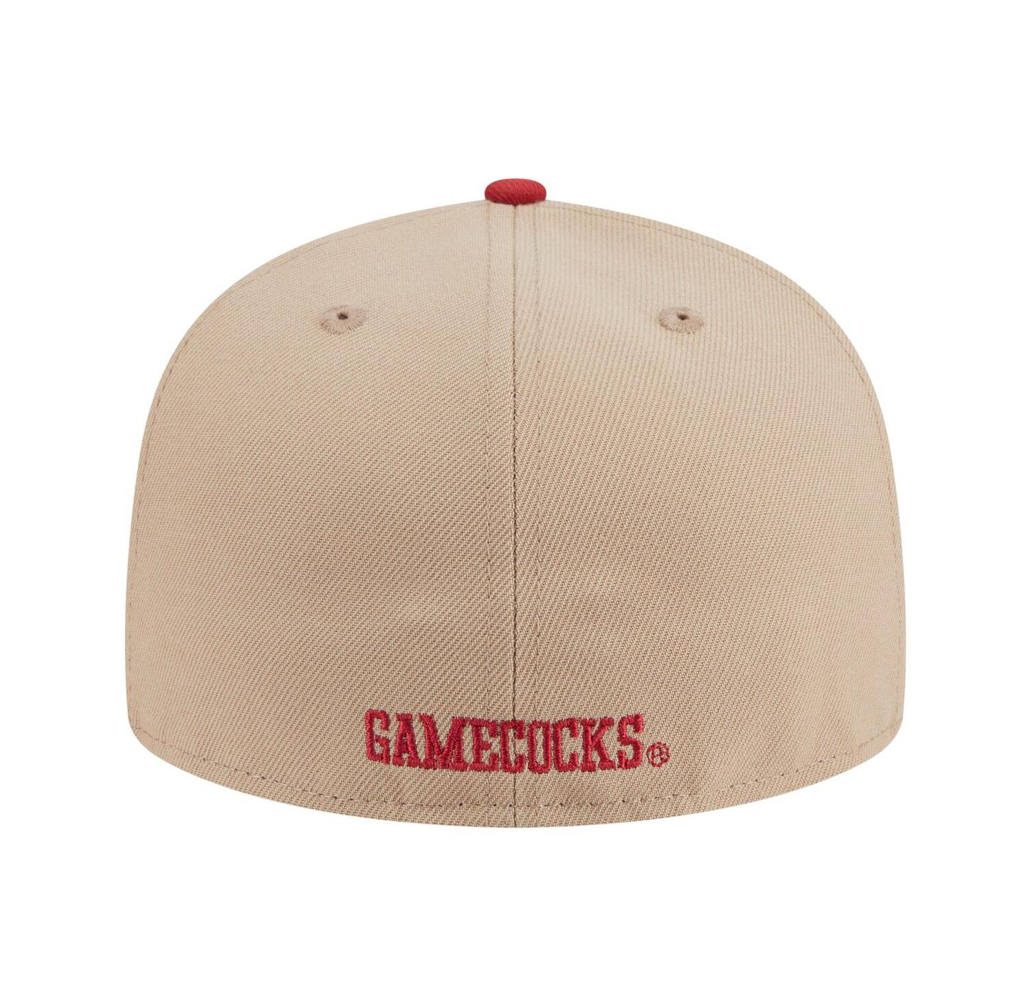 Men's Khaki South Carolina Gamecocks Two-Tone 59FIFTY Fitted Hat