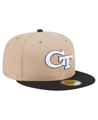 Men's Khaki Georgia Tech Yellow Jackets Two-Tone 59FIFTY Fitted Hat