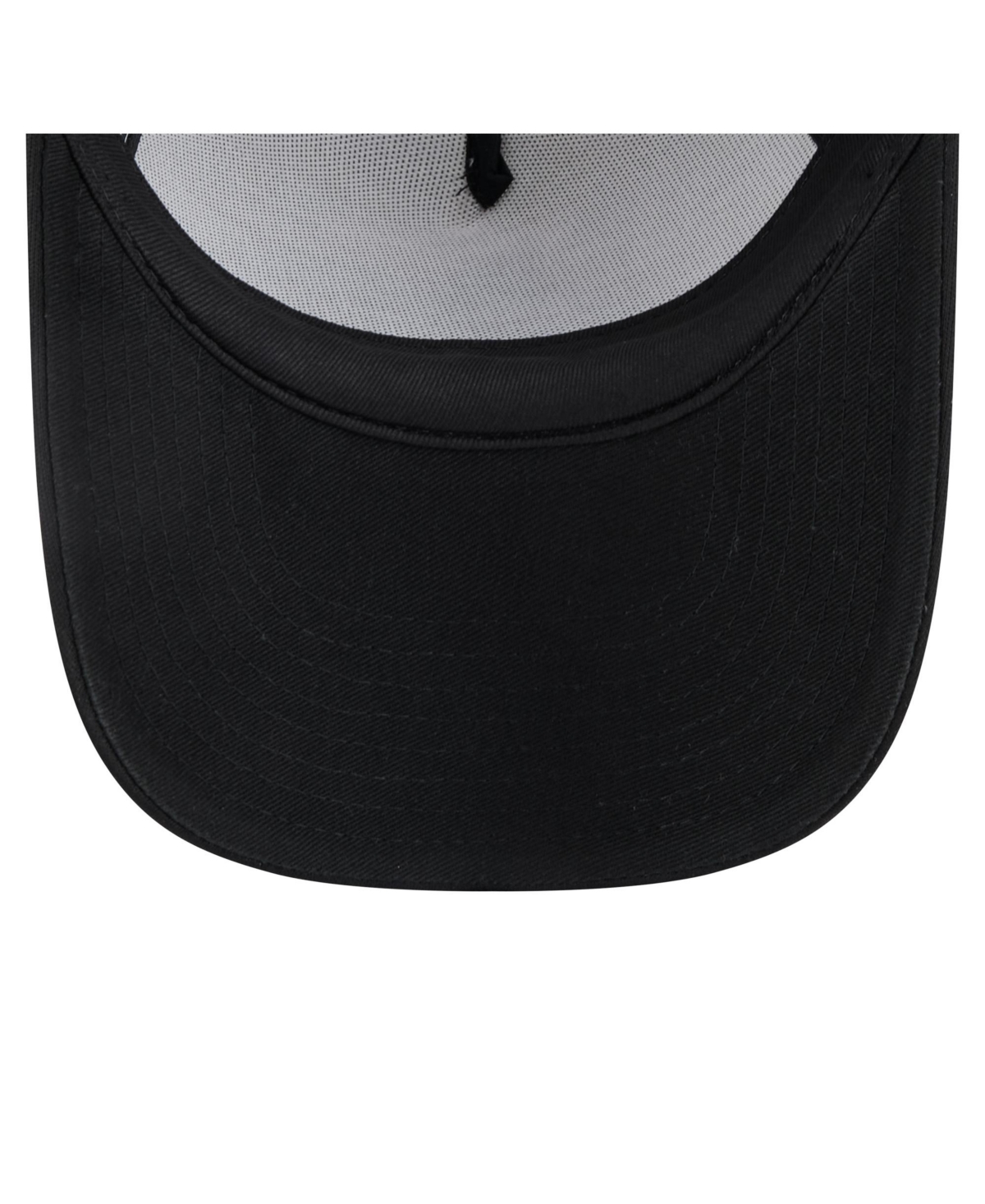 New Era Toddler White/black Miami Marlins Painted A-frame 9forty Trucker Adjustable Hat In White