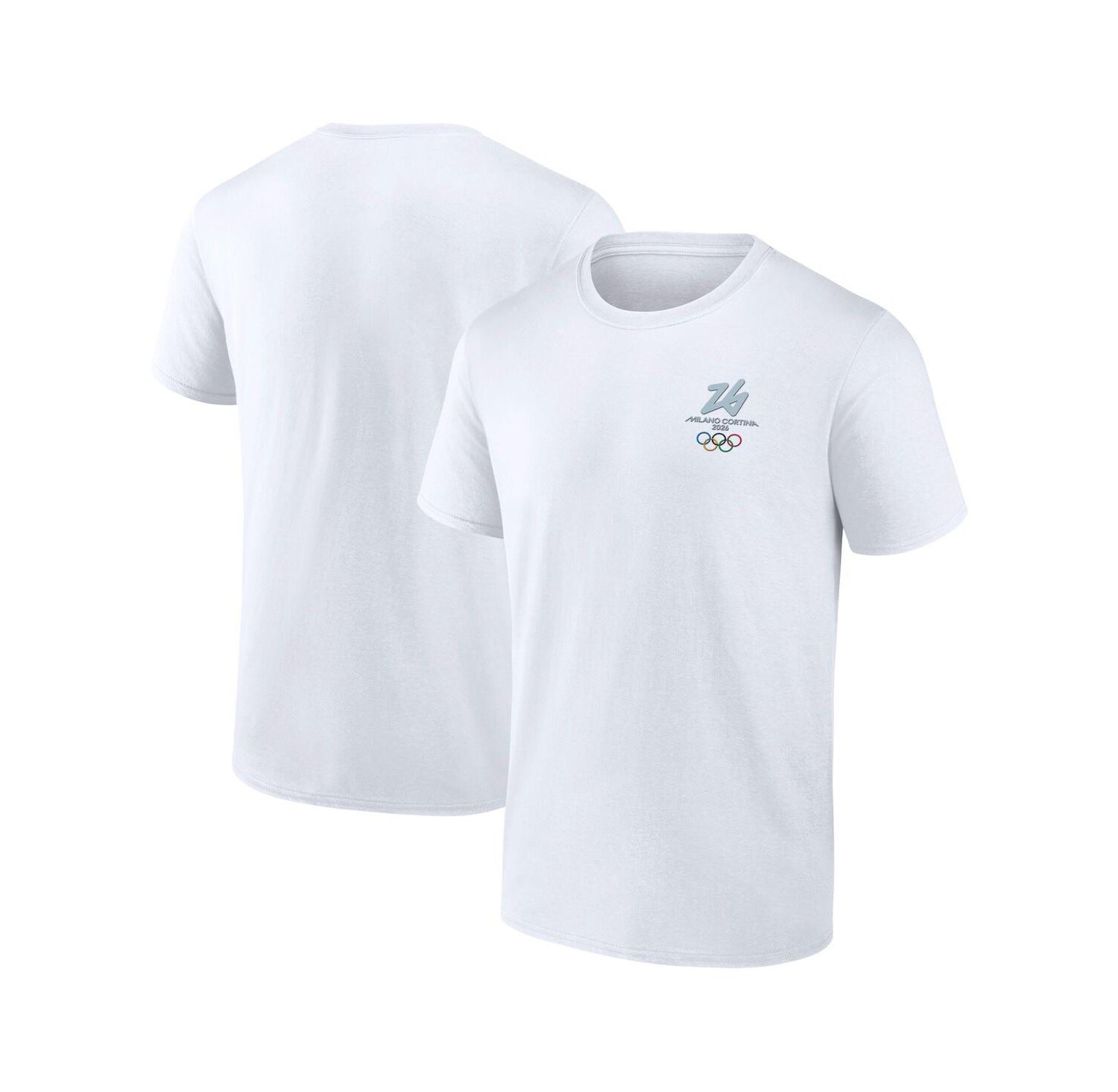 Men's White Milano Cortina 2026 Winter Olympics Essentials T-Shirt