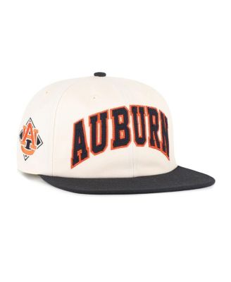 '47 Brand - Men's and Women's Natural Auburn Tigers Crossover Off Hand Captain Adjustable Hat