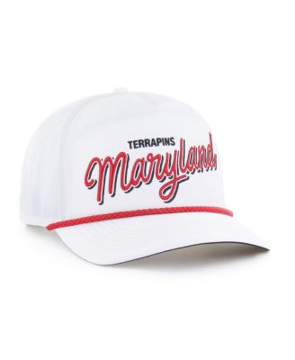 Men's White Maryland Terrapins Fairway Hitch Adjustable Hat