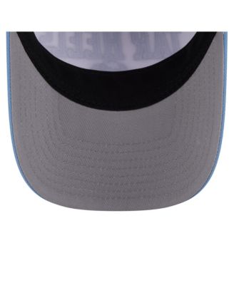 Men's White/Carolina Blue North Carolina Tar Heels Arch Two-Tone Rope 9FORTY A-Frame M-Crown Adjustable Hat