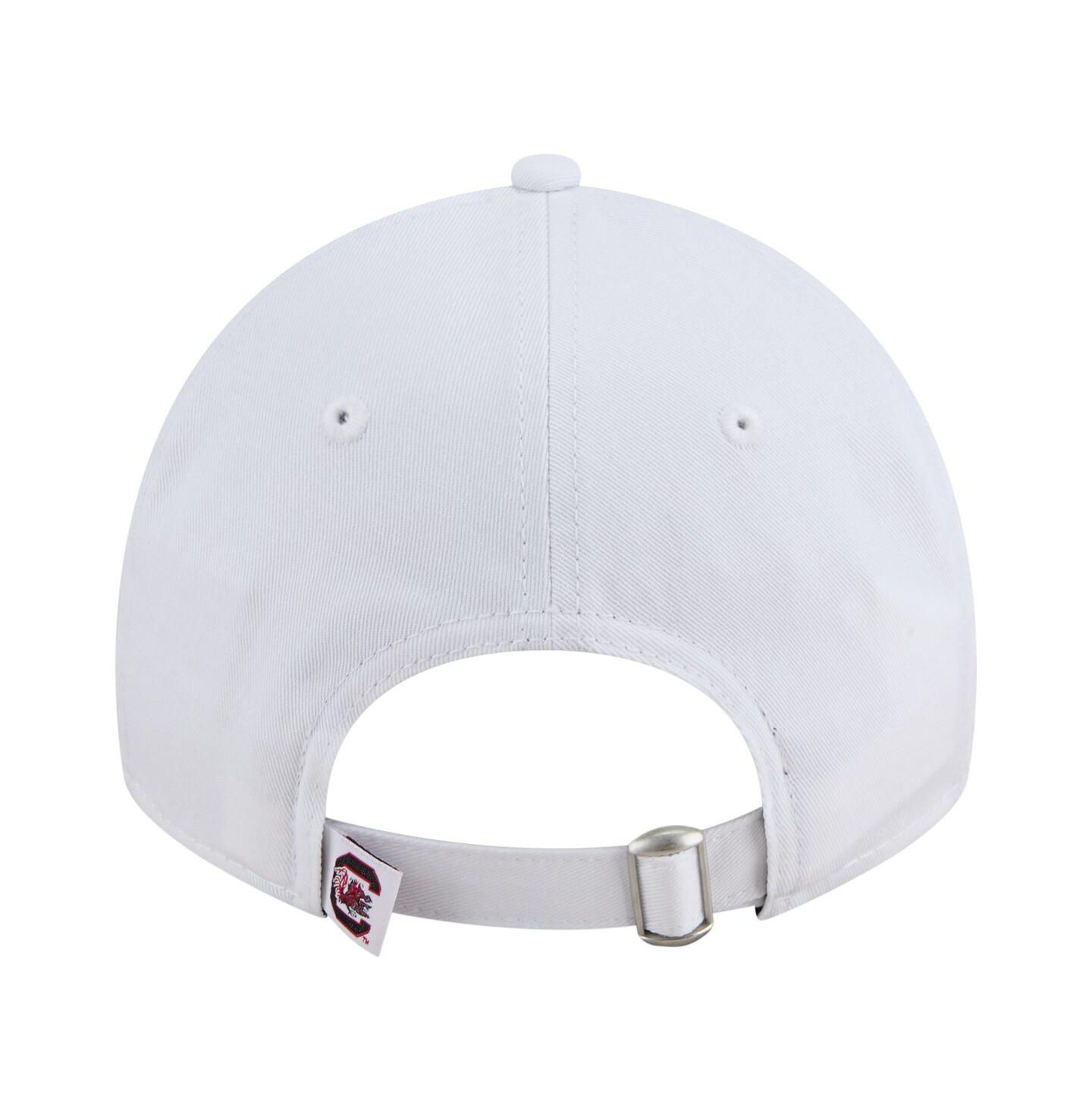 Мужская кепка New Era White South Carolina Gamecocks Fan 9TWENTY Adjustable Hat — фото 4