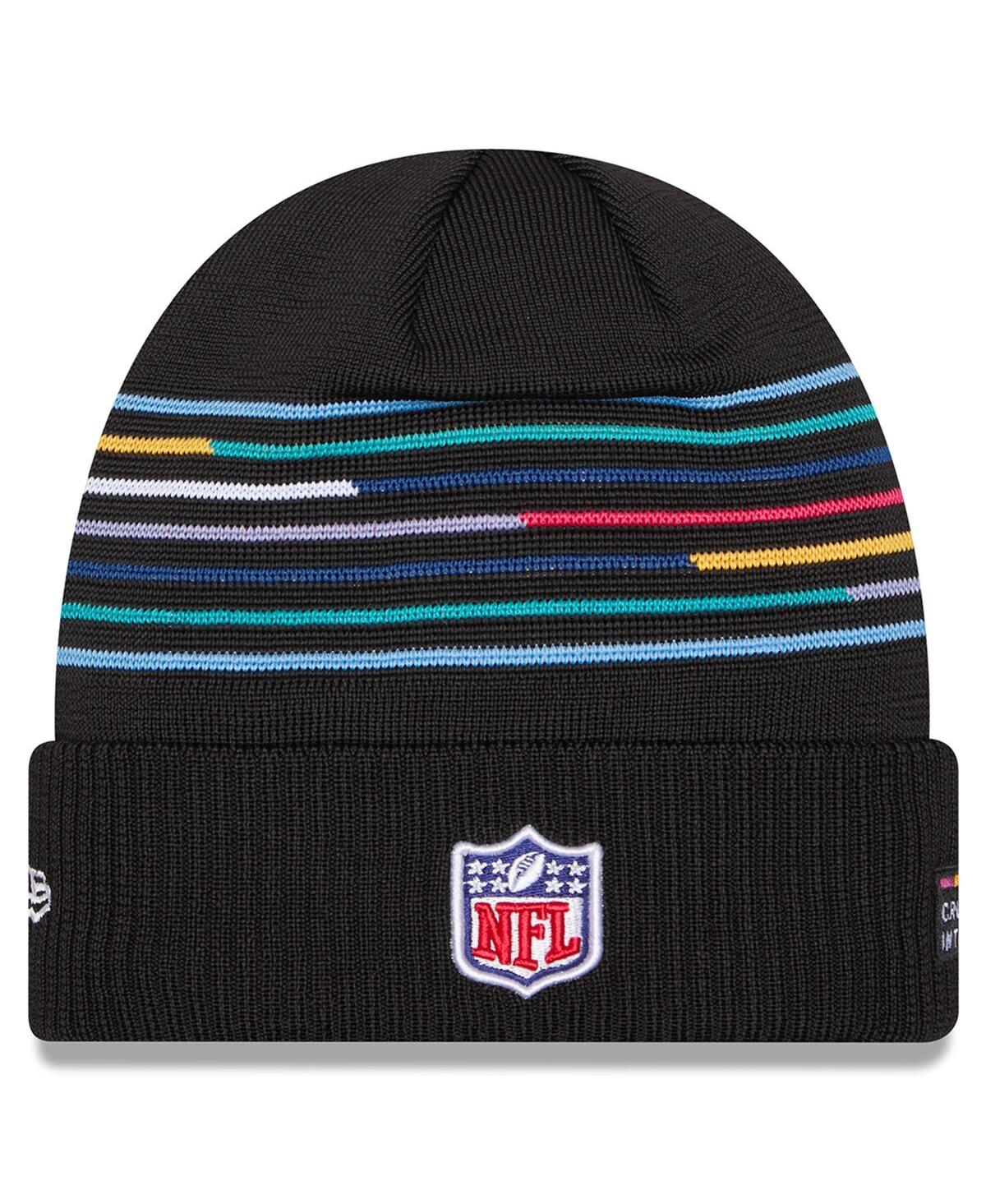 New Era Men's Black San Francisco 49ers 2025 Nfl Crucial Catch Cuffed Knit Hat