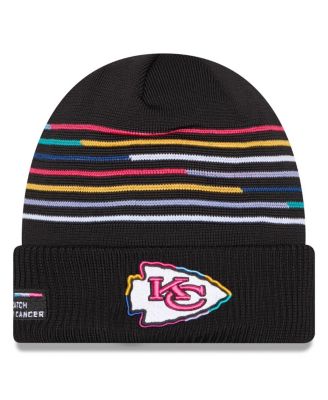 New Era - Men's Black Kansas City Chiefs 2025 NFL Crucial Catch Cuffed Knit Hat
