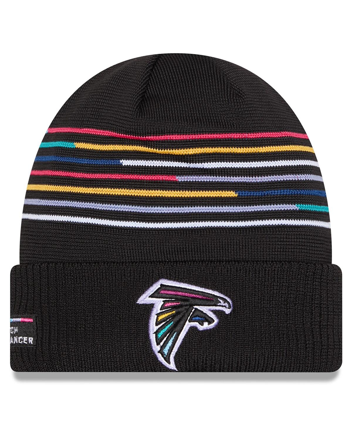 New Era Men's Black Atlanta Falcons 2025 Nfl Crucial Catch Cuffed Knit Hat