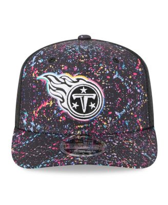 Men's Black Tennessee Titans 2025 NFL Crucial Catch 9SEVENTY Adjustable Hat