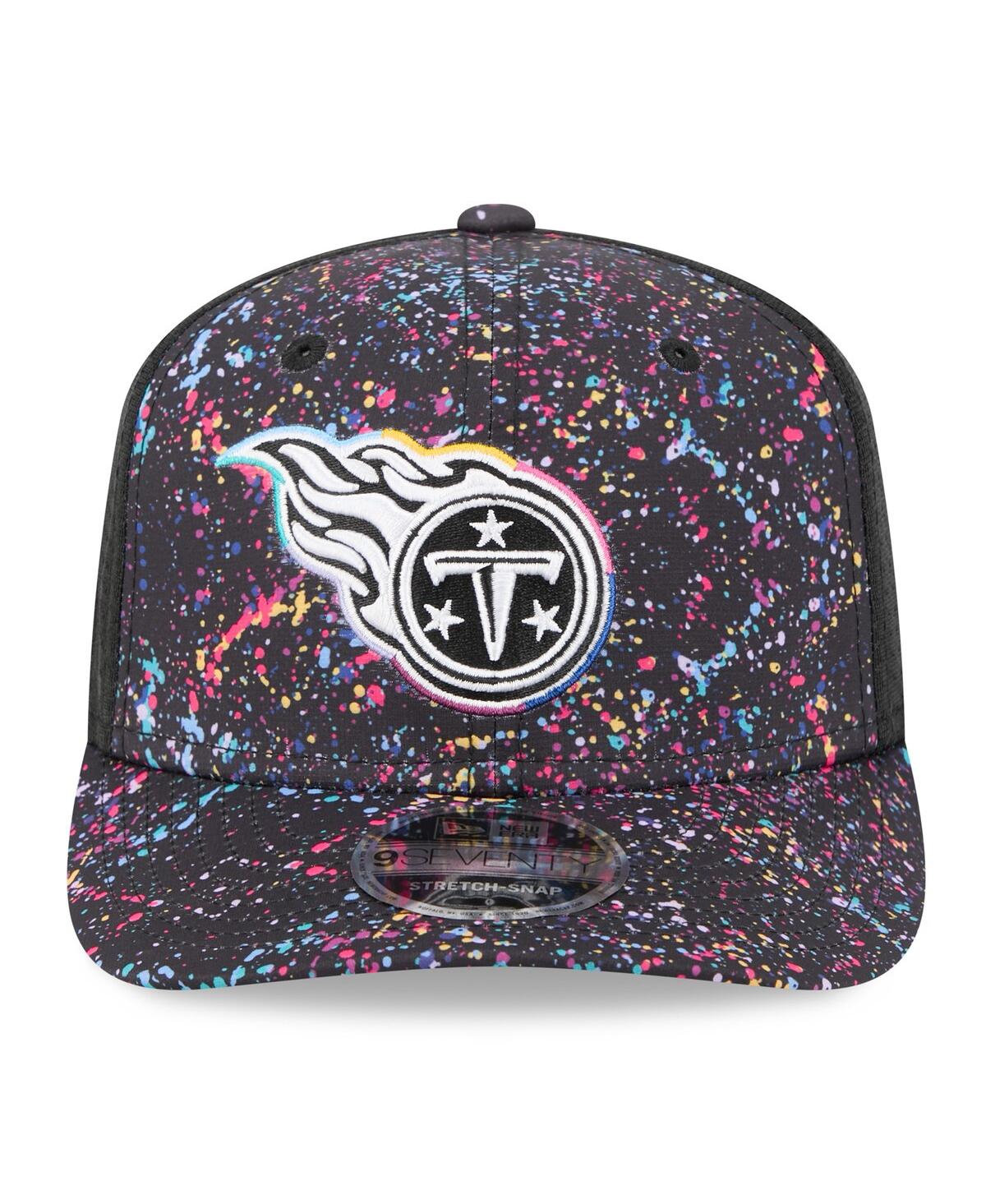 New Era Men's Black Tennessee Titans 2025 Nfl Crucial Catch 9seventy Adjustable Hat In Black