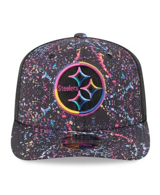 ★チェーン＋スプロケ＋セラミックビッグプーリー★豪華3点セット★レインボーカラー New Era Men's Black Pittsburgh Steelers 2025 NFL Crucial Catch