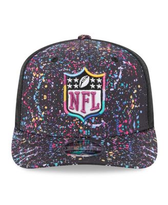 Men's Black Shield Logo 2025 NFL Crucial Catch 9SEVENTY Adjustable Hat