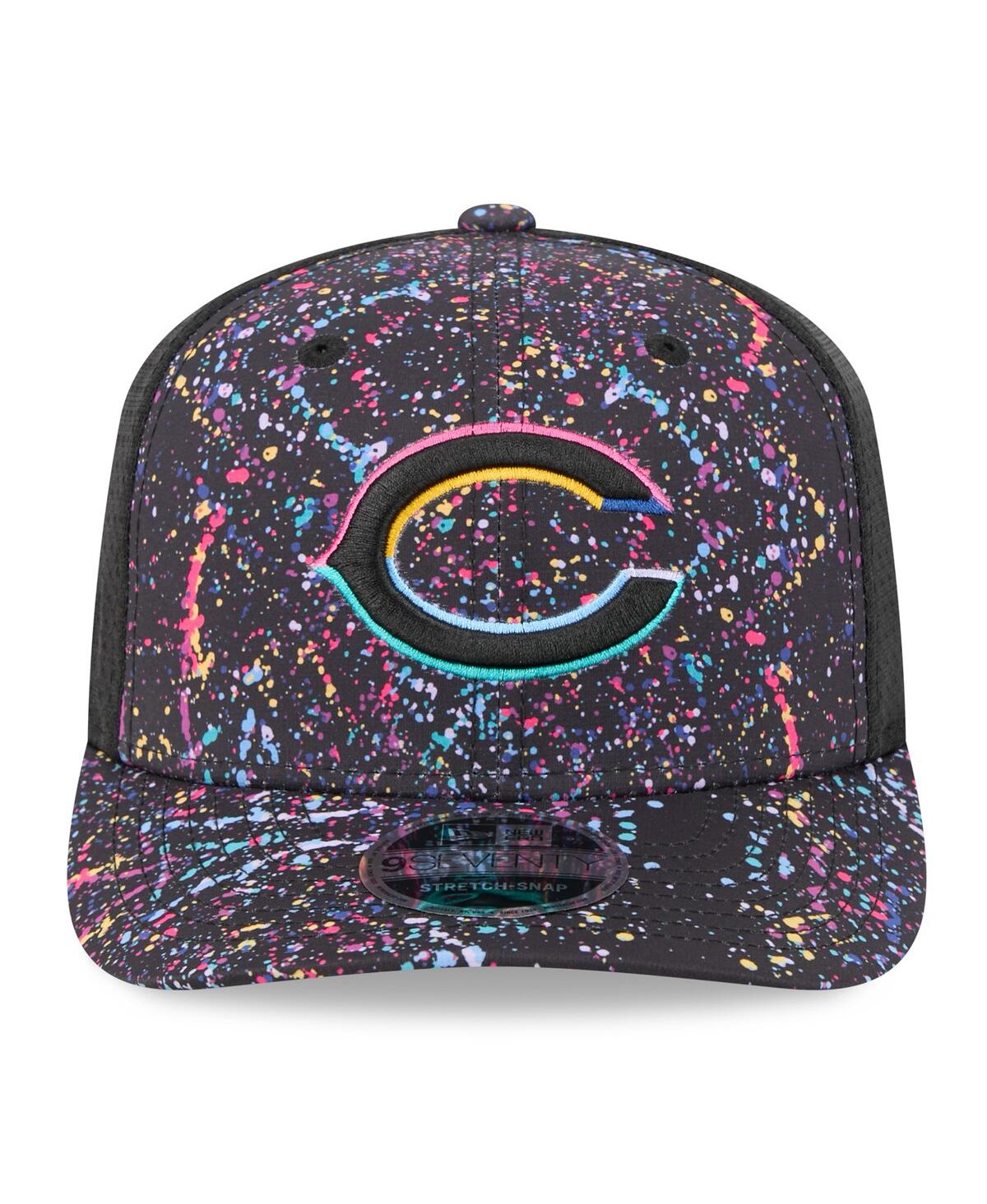 New Era Men's Black Chicago Bears 2025 Nfl Crucial Catch 9SEVENTY Adjustable Hat