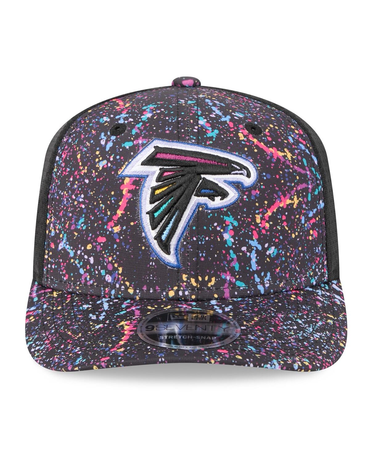 New Era Men's Black Atlanta Falcons 2025 Nfl Crucial Catch 9seventy Adjustable Hat In Black