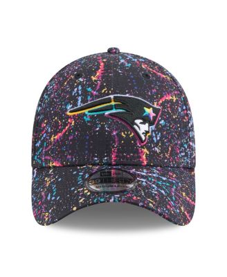 Men's Black New England Patriots 2025 NFL Crucial Catch 39THIRTY Flex Hat