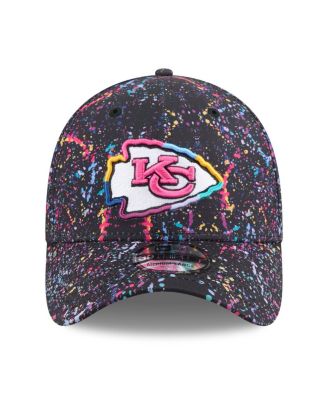 Men's Black Kansas City Chiefs 2025 NFL Crucial Catch 39THIRTY Flex Hat