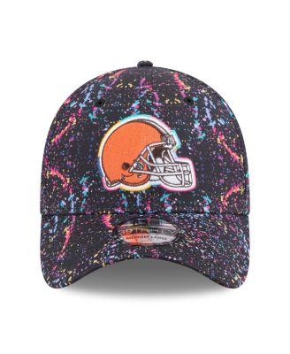 Men's Black Cleveland Browns 2025 NFL Crucial Catch 39THIRTY Flex Hat