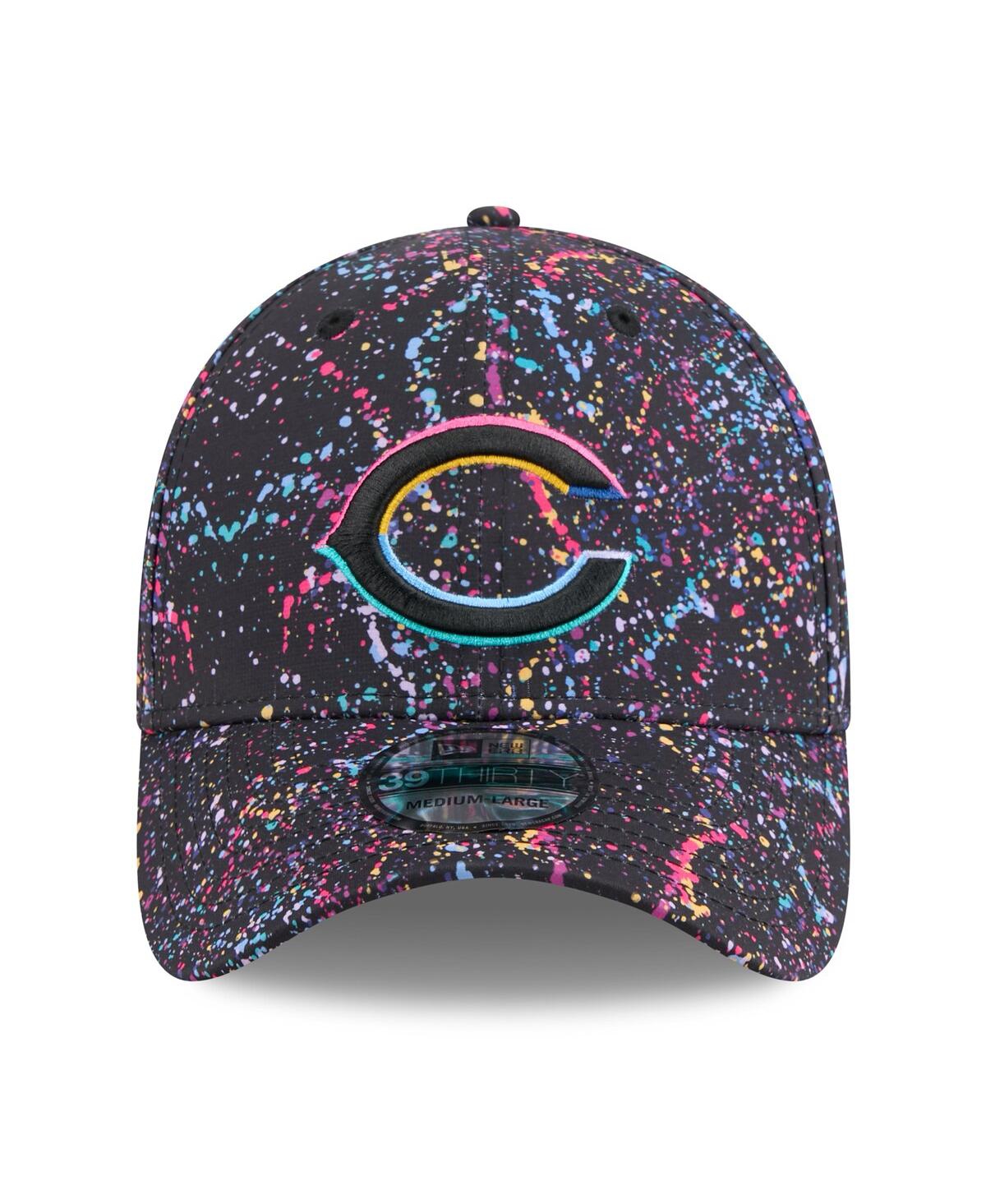 New Era Men's Black Chicago Bears 2025 Nfl Crucial Catch 39thirty Flex Hat In Black