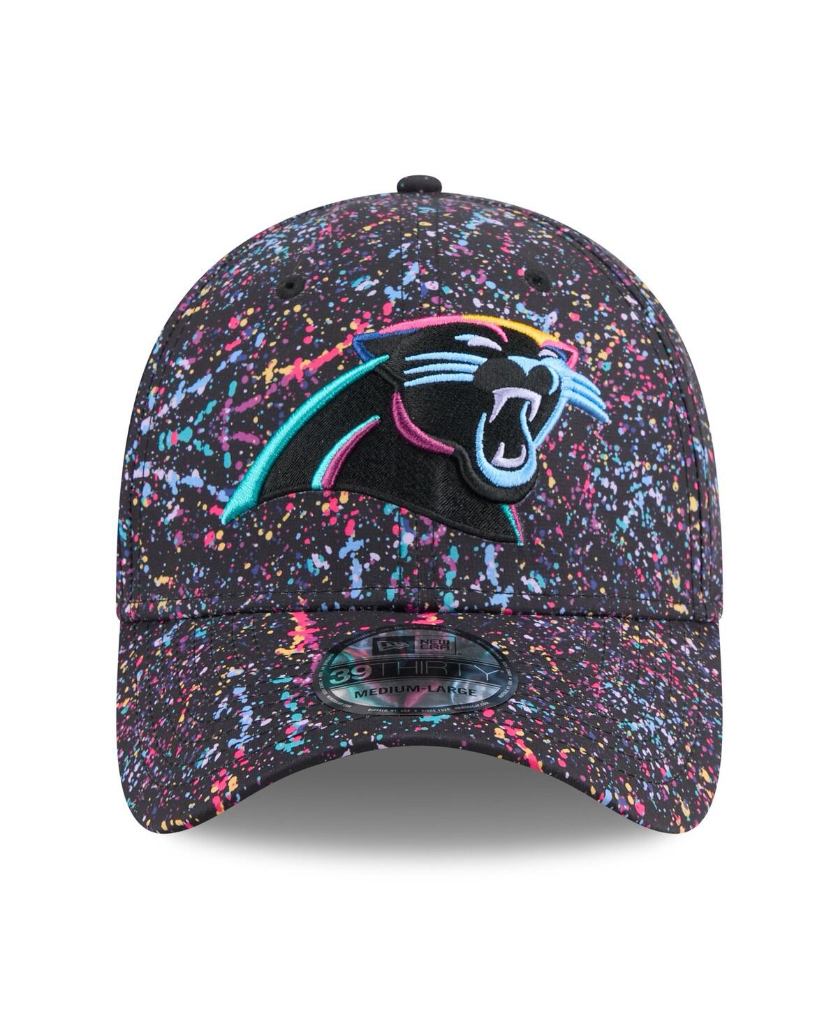 New Era Men's Black Carolina Panthers 2025 Nfl Crucial Catch 39thirty Flex Hat In Black