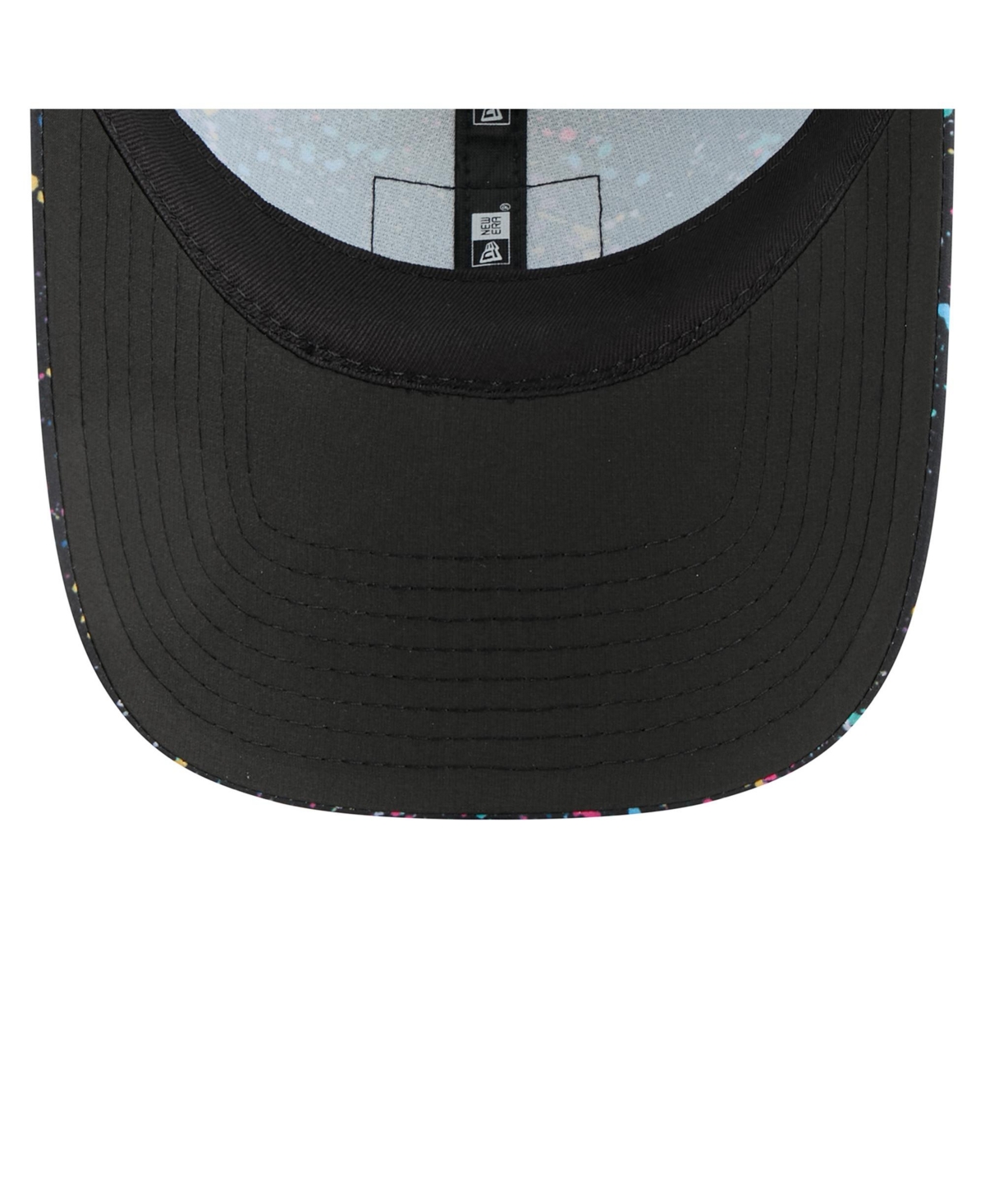 New Era Women's Black Detroit Lions 2025 Nfl Crucial Catch Pony Tail Adjustable Hat In Black