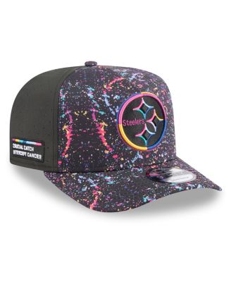 New Era - Men's Black Pittsburgh Steelers 2025 NFL Crucial Catch A-Frame 9FIFTY Snapback Hat