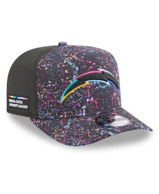 New Era - Men's Black Los Angeles Chargers 2025 NFL Crucial Catch A-Frame 9FIFTY Snapback Hat
