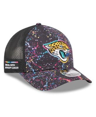 New Era - Men's Black Jacksonville Jaguars 2025 NFL Crucial Catch 9FORTY Adjustable Hat