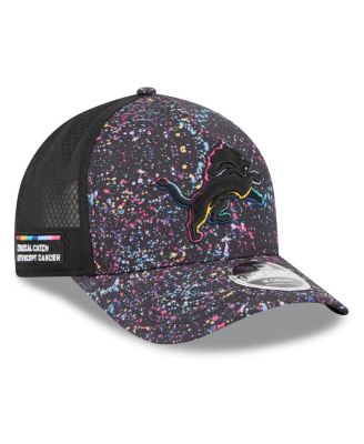 New Era - Men's Black Detroit Lions 2025 NFL Crucial Catch 9FORTY Adjustable Hat